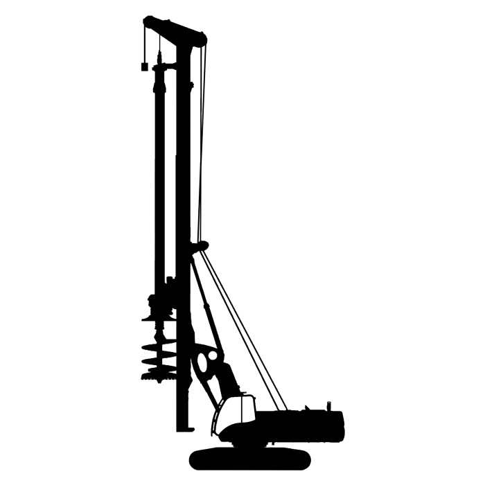Rotary Bored Piling Rigs