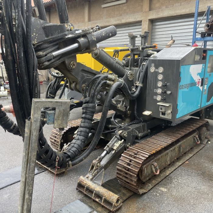 CASAGRANDE C5XP2 micropiling anchors jet grouting used drilling rig