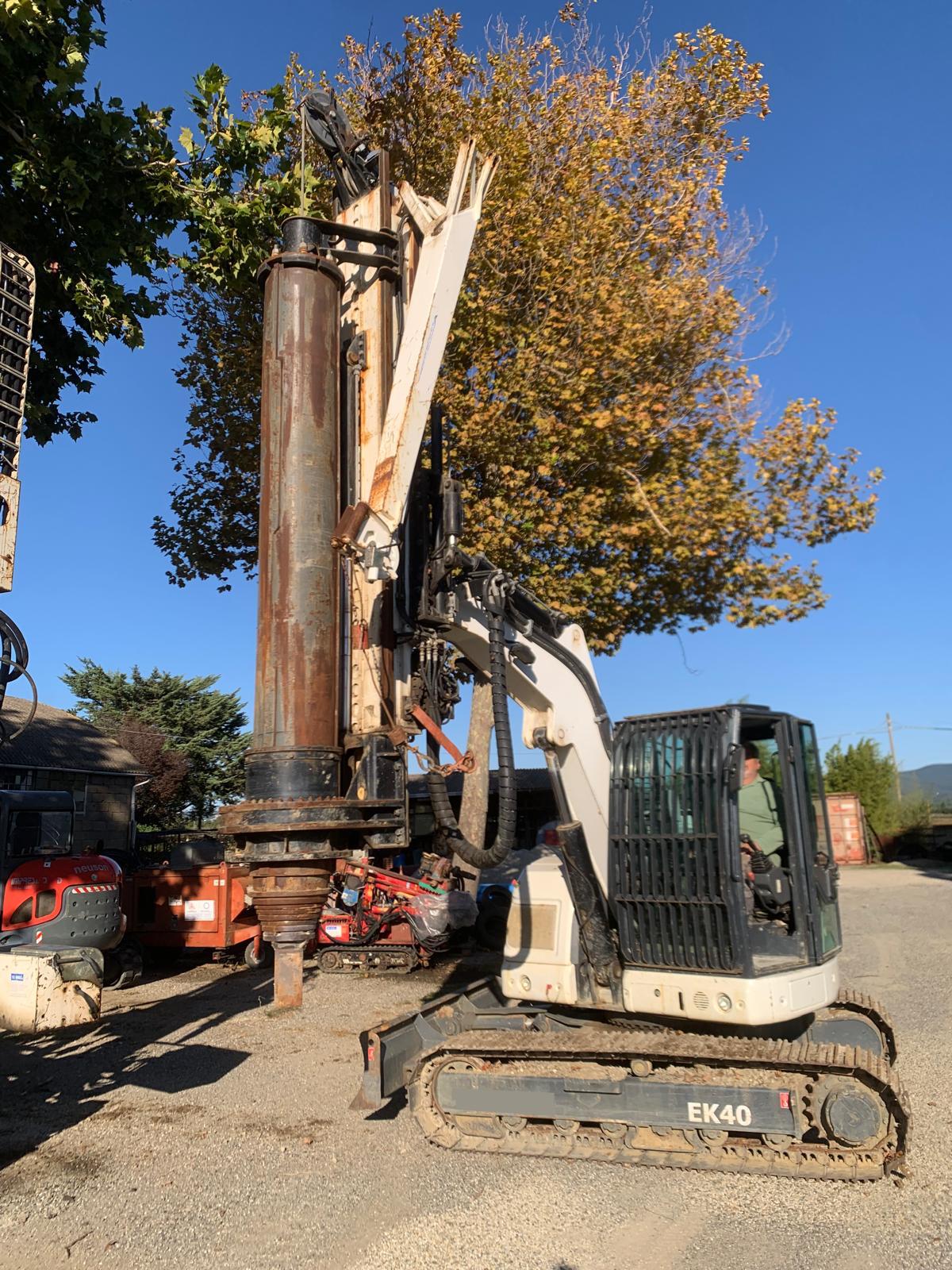 used rotary bored piling rig GEAX EK40